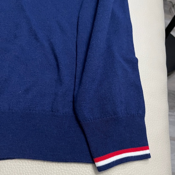 NWT - Vineyard Vines USA Flag Men’s Wool Blended Sweater - Size L - Picture 4 of 7